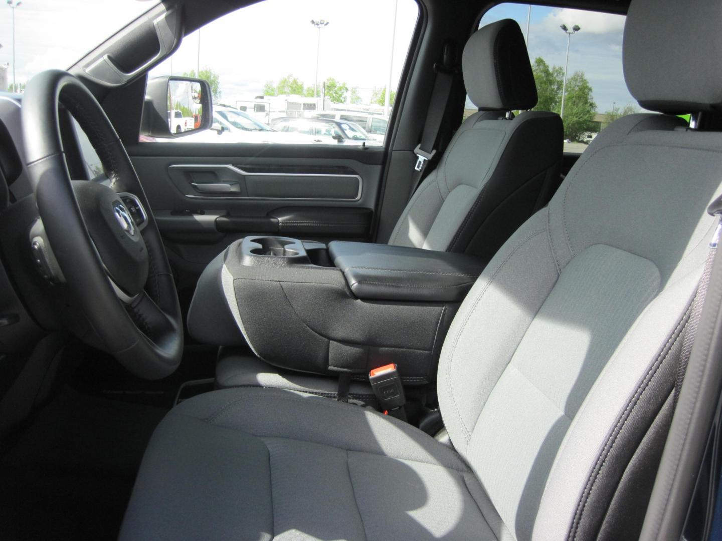2023 blue /gray RAM 1500 Big Horn Crew Cab 4WD (1C6SRFMTXPN) with an 5.7L V8 OHV 16V engine, 8A transmission, located at 9530 Old Seward Highway, Anchorage, AK, 99515, (907) 349-3343, 61.134140, -149.865570 - Photo#8
